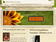 Tablet Screenshot of mywifecoach.com